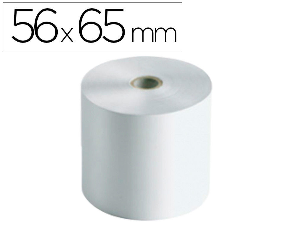 ROLLO SUMADORA Q-CONNECT ELECTRO 56 MM ANCHO X 65 MM DIAMETRO SIN BISFENOL A