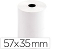 [3197 KF26122] ROLLO SUMADORA TERMICO Q-CONNECT 57 MM ANCHO X 35 MM DIAMETRO PARA TPV SIN BISFENOLA
