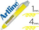 [EK-63] ROTULADOR ARTLINE CLIX FLUORESCENTE EK-63 AMARILLO PUNTA BISELADA 4.00 MM