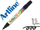 [EK-70 N] ROTULADOR ARTLINE MARCADOR PERMANENTE EK-70 NEGRO -PUNTA REDONDA 1.5 MM -PAPEL METAL Y CRISTAL