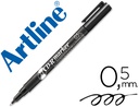 [EK-883N] ROTULADOR ARTLINE PARA CD PUNTA DE FIBRA PERMANENTE EK-883 NEGRO -PUNTA REDONDA 0.5 MM
