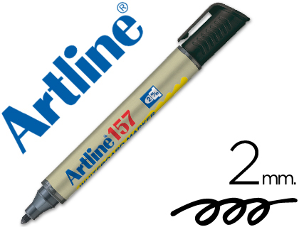 ROTULADOR ARTLINE PIZARRA EK-157 NEGRO PUNTA REDONDA 2 MM