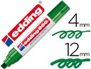 [800-04] ROTULADOR EDDING MARCADOR PERMANENTE 800 VERDE PUNTA BISELADA 12 MM RECARGABLE
