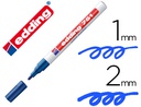 [751-03] ROTULADOR EDDING PUNTA FIBRA 751 AZUL PUNTA REDONDA 1-2 MM