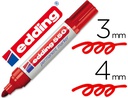 [550-02] ROTULADOR EDDING PUNTA FIBRA PERMANENTE 550 ROJO N.2 PUNTA REDONDA RECARGABLE