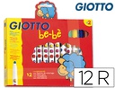 [F46990000] ROTULADOR GIOTTO BEBE -CAJA DE 12 COLORES