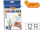 [1612] ROTULADOR JOVI SLIM CAJA DE 12 UNIDADES COLORES SURTIDOS