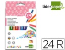 [RT07] ROTULADOR LIDERPAPEL SLIM CAJA DE 24 UNIDADES COLORES SURTIDOS