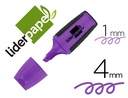[RT06] ROTULADOR LIDERPAPEL MINI FLUORESCENTE VIOLETA