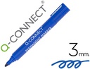 [KF26046] ROTULADOR Q-CONNECT MARCADOR PERMANENTE AZUL PUNTA REDONDA 3 MM