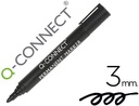 [KF26045] ROTULADOR Q-CONNECT MARCADOR PERMANENTE NEGRO PUNTA REDONDA 3 MM