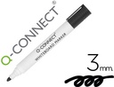 [KF26035] ROTULADOR Q-CONNECT PIZARRA BLANCA COLOR NEGRO PUNTA REDONDA 3 MM