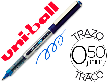 ROTULADOR UNI-BALL ROLLER UB-150E MICRO EYE AZUL 0,5 MM UNIDAD