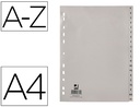 [KF00325] SEPARADOR ALFABETICO Q-CONNECT PLASTICO A-Z DIN A4 -MULTITALADRO