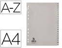 [KF00325] SEPARADOR ALFABETICO Q-CONNECT PLASTICO A-Z DIN A4 MULTITALADRO