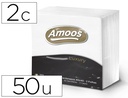 [T622501] SERVILLETA CELULOSA AMOOS LUXURY 40X40 CM 2 CAPAS PAQUETE DE 50 UNIDADES
