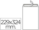 [SB34] SOBRE LIDERPAPEL BOLSA N.8 BLANCO DIN 229X324 MM TIRA DE SILICONA CAJA DE 250 UNIDADES