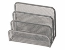 [KF00852] SOPORTE PARA CARTAS Q-CONNECT METALICO REJILLA GRIS 170X135X83 MM