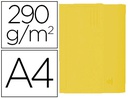 [47679E] SUBCARPETA CARTULINA CON BOLSA EXACOMPTA DIN A4 AMARILLO 290 GR