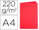 [410012E] SUBCARPETA CARTULINA EXACOMPTA DIN A4 ROJO 220 GR