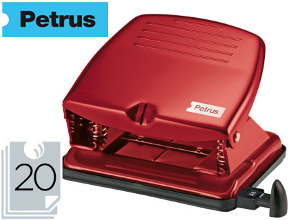 TALADRADOR PETRUS 65 COLOR -BURDEOS -CAPACIDAD 20 HOJAS