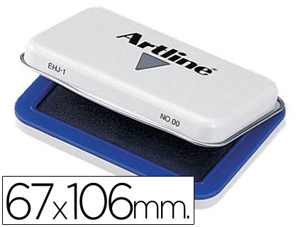 TAMPON ARTLINE Nº1 AZUL 67X106 MM