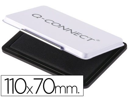 TAMPON Q-CONNECT Nº2 110X70 MM NEGRO