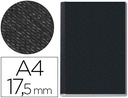 [73940095] TAPA DE ENCUADERNACION CHANNEL RIGIDA 73940095 NEGRO LOMO 17,5 MM CAPACIDAD 175 HOJAS