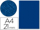 [73950035] TAPA DE ENCUADERNACION CHANNEL RIGIDA 73950035 AZUL LOMO 21 MM CAPACIDAD 210 HOJAS