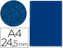 [73960035] TAPA DE ENCUADERNACION CHANNEL RIGIDA 73960035 AZUL LOMO 24,5MM CAPACIDAD 245 HOJAS