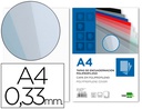 [TE14] TAPA ENCUADERNACION LIDERPAPEL POLIPROPILENO A4 0.33MM TRANSLUCIDA PAQUETE DE 150 UNIDADES