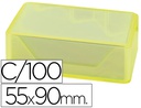 [TV02] TARJETA DE VISITA LIDERPAPEL 90X55MM BLANCA 250G/M2 CAJA DE 100 UNIDADES