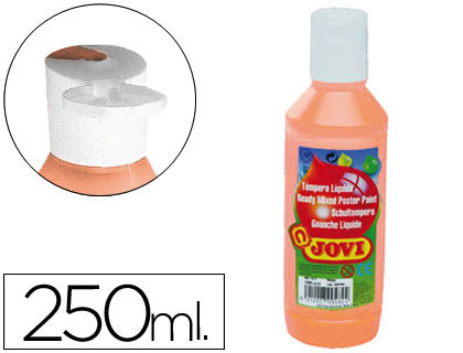 TEMPERA LIQUIDA JOVI ESCOLAR 250 ML CARNE
