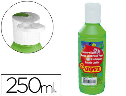 TEMPERA LIQUIDA JOVI ESCOLAR 250 ML VERDE MEDIO