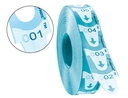 [39649150] TICKETS TURNOMATIC 31X67 MM COLOR AZUL ROLLO 4000 TICKETS