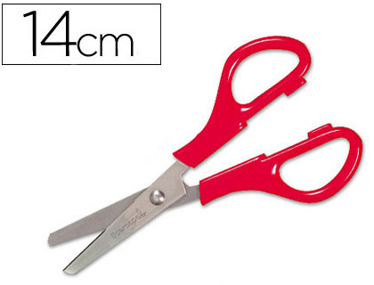 TIJERA LIDERPAPEL PS-52-D CON FUNDA 14 CM COLORES SURTIDOS