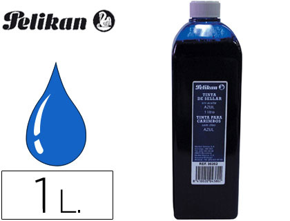 TINTA TAMPON PELIKAN AZUL BOTE 1 LITRO