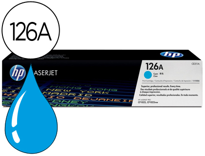 TONER HP LASERJET CP1025 MFP M175A CE311A CIAN -1000 PAG-