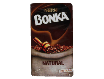 CAFE MOLIDO BONKA NATURAL -PAQUETE DE 250 GR