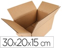 [KF26134] CAJA PARA EMBALAR Q-CONNECT AMERICANA CARTON RECICLADO CANAL SIMPLE 5 MM COLOR KRAFT 300X200X150 MM