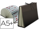 [FU04] CARPETA FUELLE LIDERPAPEL CUARTO CARTON FORRADO NEGRA