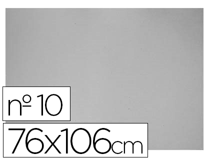 CARTON GRIS Nº 10 76X106 CM HOJA