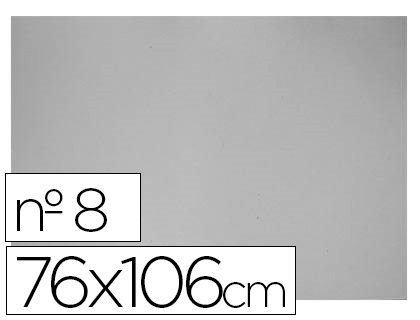 CARTON GRIS Nº 8 76X106 CM HOJA