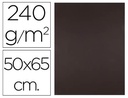 [CX55] CARTULINA LIDERPAPEL 50X65 CM 240 G/M2 MARRON ESCOLAR