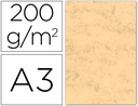 [35085] CARTULINA MARMOLEADA DIN A3 200 GR OCRE PAQUETE DE 100 HOJAS