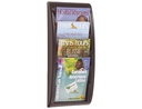 [4061.01] EXPOSITOR MURAL PAPERFLOW DIN A4 NEGRO 4 CASILLAS 650X290X95 MM