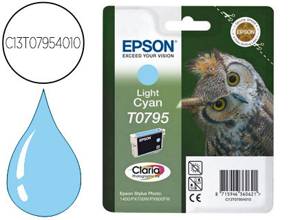 INK-JET EPSON STYLUS TO7954 CIAN CLARO P50 PX650 700W 710W 720WD 730WD 800FW