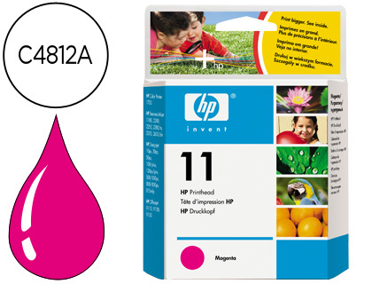 INK-JET HP DESIGNJET 70 100+ 5 00 800 SER BUSI 1000 2200 2250 2300 2600 2800 CP1700 OJ 9100 K850 N.11 CABEZAL MAGENTA