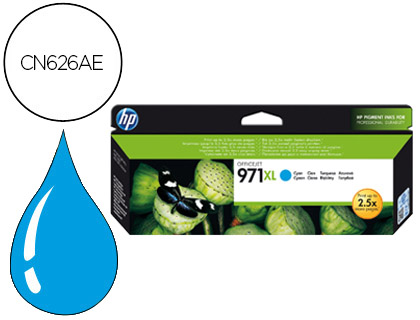 INK-JET HP XL 971XL X451DN X451DW/551DW X476DN X476DW X576DW CIAN 6600 PAG