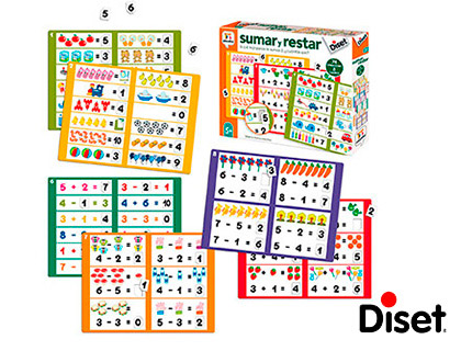 JUEGO DISET DIDACTICO SUMAR Y RESTAR